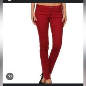Emperial premium Stylish Red Skinny Jeans